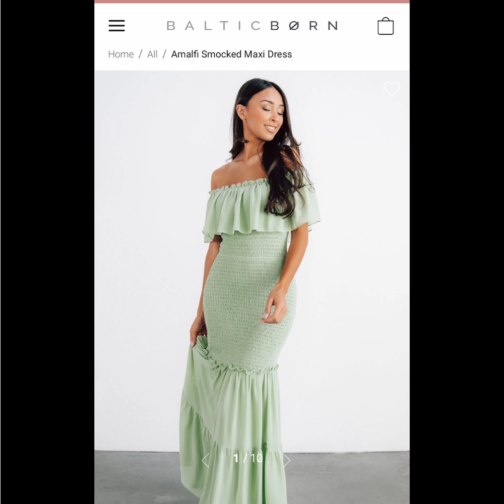 Baltic Born Smocked Maxi Dress